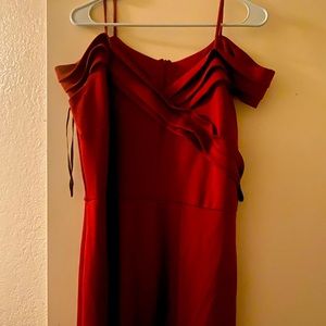 Red dress size 16 worn ONCE!